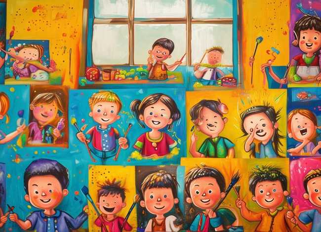 关于儿童的画画、关于儿童画画的文案