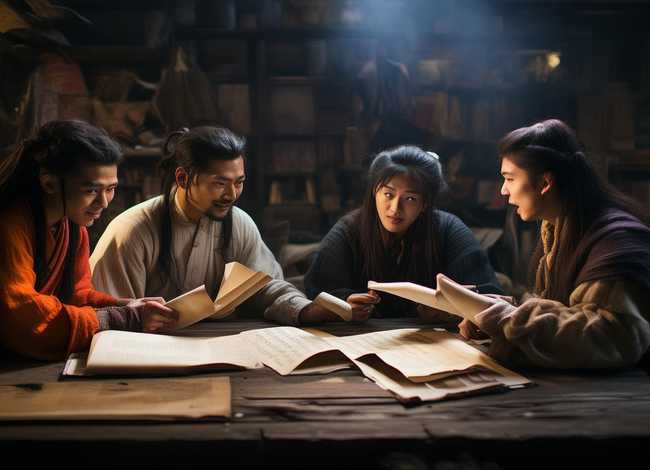 成语故事剧本、成语故事剧本4人组