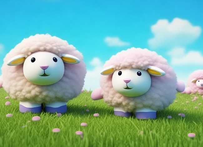 儿童简笔画小羊、儿童简笔画小羊图片