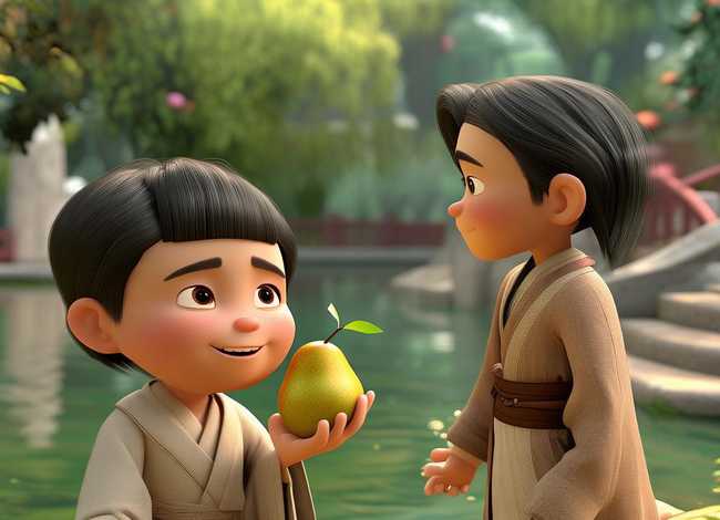 孔融让梨的故事动画（孔融让梨的故事动画视频）