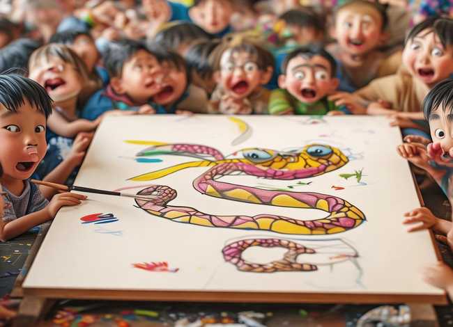 画蛇添足儿童故事动画 - 画蛇添足的故事 动画