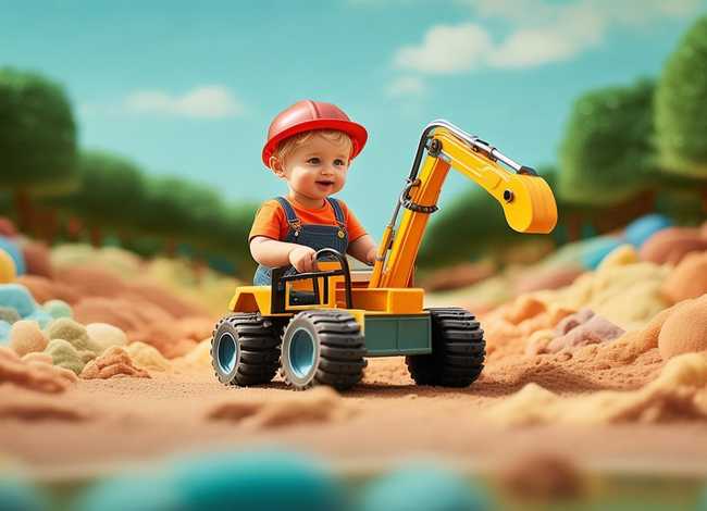 挖机的故事儿童；挖掘机的幼儿故事