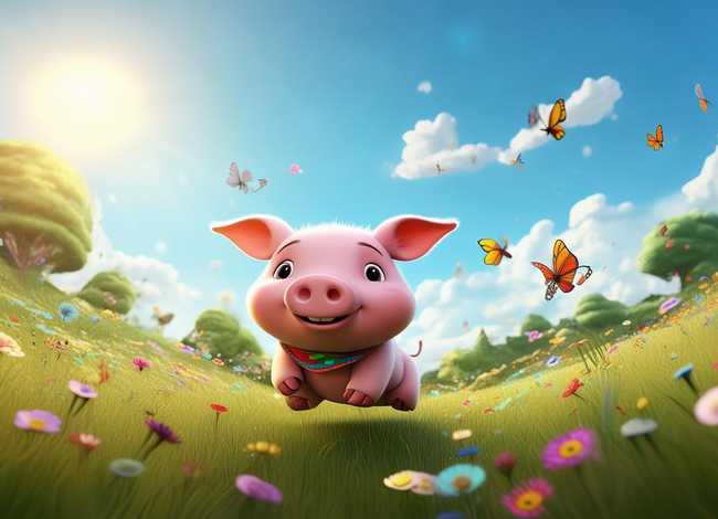 动画小猪故事；动画小猪故事图片