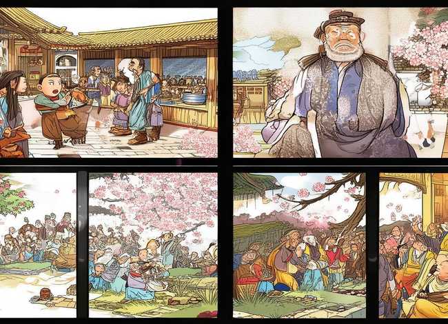 成语故事连环画全套 - 成语故事连环画全套4幅