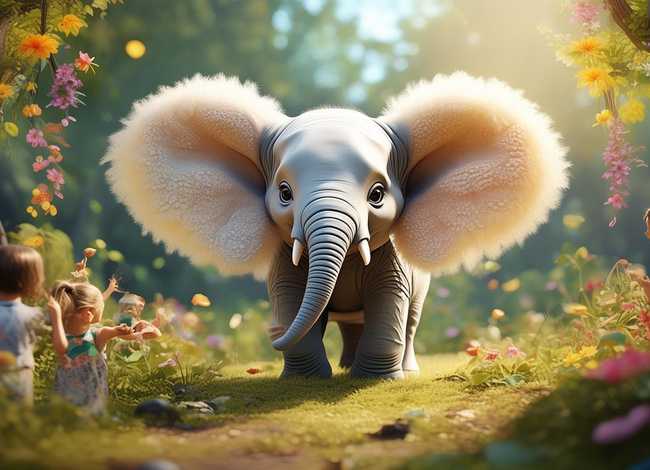 儿童故事大象的耳朵 幼儿故事大象的耳朵