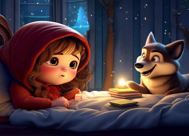 睡前故事-小红帽 睡前故事小红帽与灰太狼的故事