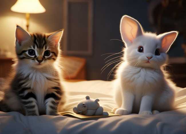 幼儿睡前故事小猫 幼儿睡前故事小猫和小兔子要独立