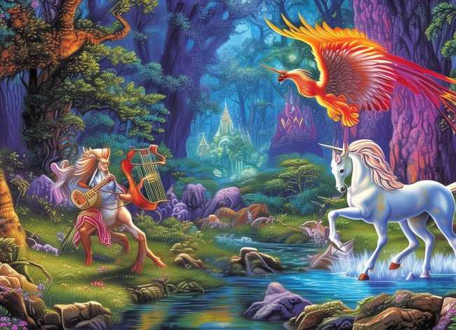 欧洲神话插画 欧洲神话插画图片