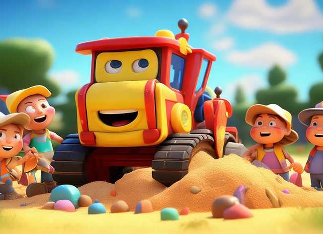 挖掘机的故事儿童版，挖掘机的故事幼儿故事