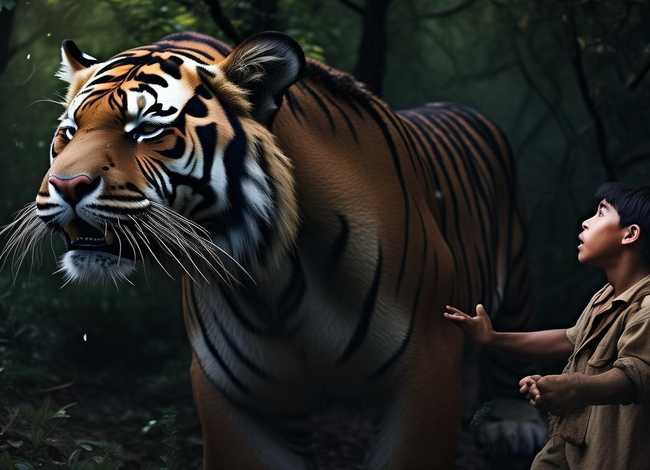 睡前故事虎假虎威的故事 假虎威的故事视频