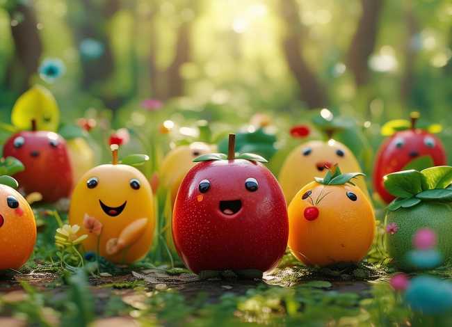 儿童故事水果宝宝，水果宝宝的故事