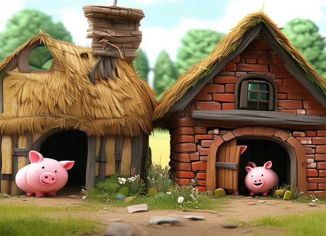 我想听故事三只小猪；我想听故事三只小猪作文