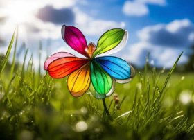 七色花故事图片配图 - 七色花故事图片配图简单