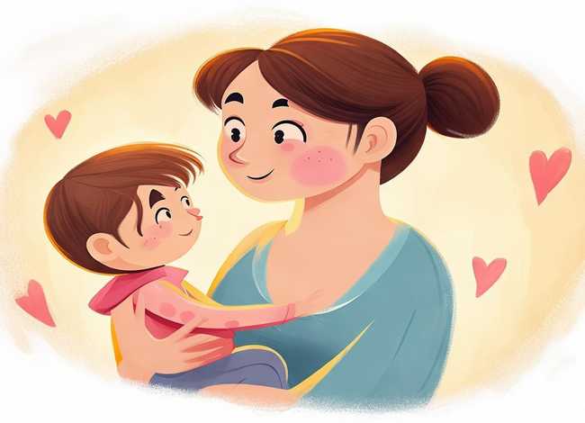 母爱的儿童画 - 母爱的儿童画图片大全