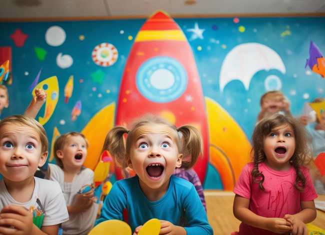 儿童火箭图画；儿童火箭图画教学