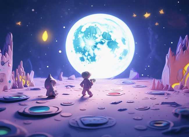 月球故事绘本、关于月球的绘本故事