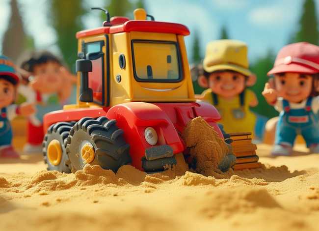 挖土机故事适合幼儿园小孩讲、挖土机故事适合幼儿园小孩讲吗