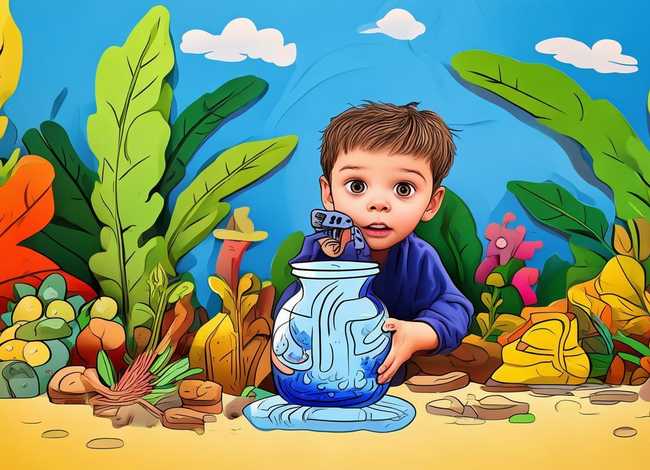 儿童手绘绘本（儿童手绘绘本制作简单乌鸦喝水）