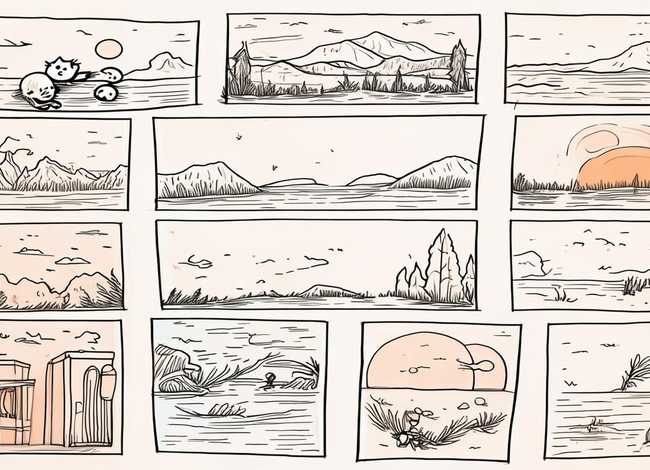 线描绘本故事大全带图片，线描绘本故事简单图案