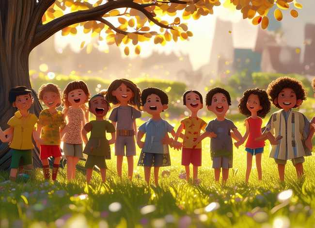 团结友爱的故事有趣，团结友爱的故事有趣作文