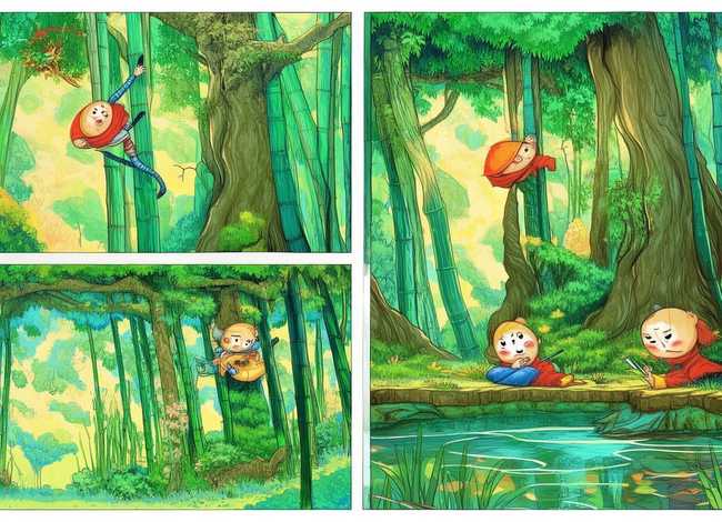 三个和尚故事绘本 - 三个和尚自制绘本故事8张带图片