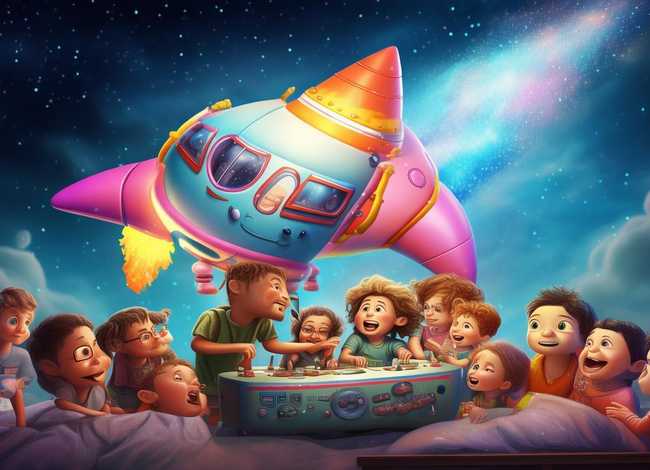 儿童故事火箭的故事 火箭的幼儿故事