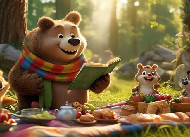 讲故事小熊请客 - 讲故事小熊请客视频