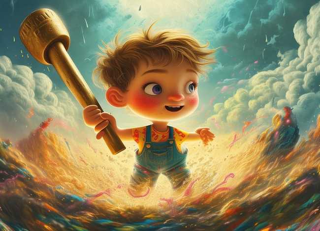 盘古开天地幼儿园小故事（幼儿园盘古开天地的神话故事）