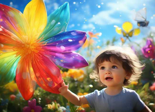 儿童故事七色花ppt（七色花故事幼儿园）