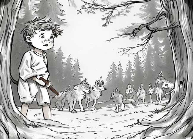 儿童睡前故事狼来了完整版 - 睡前故事狼来了文字版