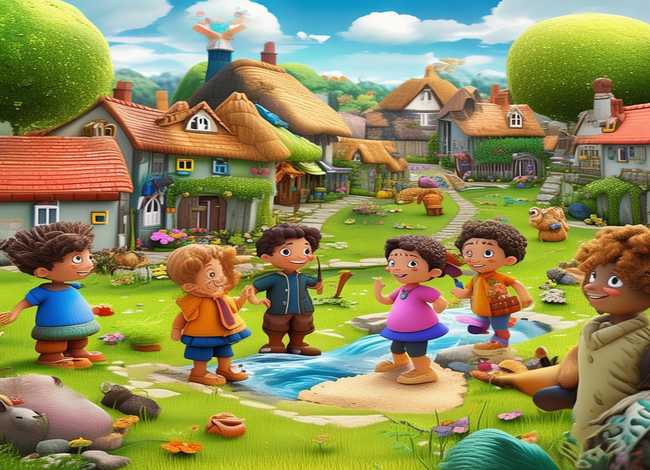 儿童绘本故事推荐村庄里的新生活；村里的新居民绘本