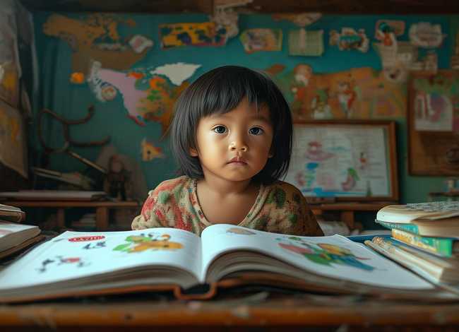 念书的孩子儿童故事（念书的孩子真实故事）