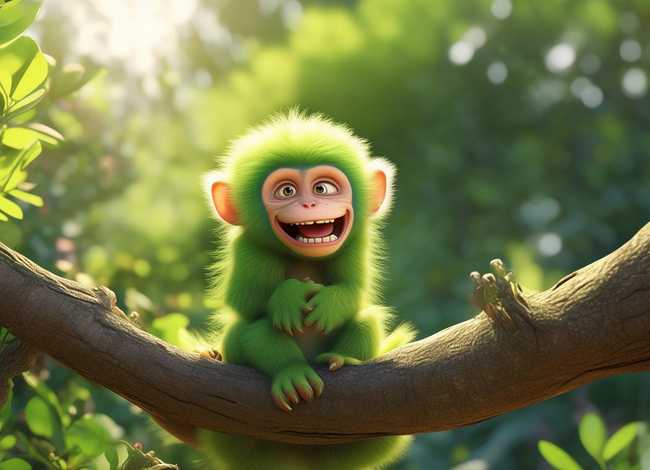 猴猴儿童故事 - 幼儿故事猴子学样视频