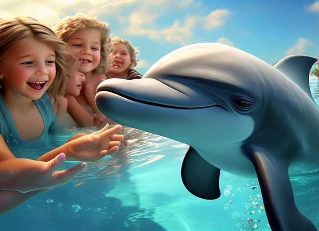 海豚的故事幼儿 - 海豚的故事幼儿故事