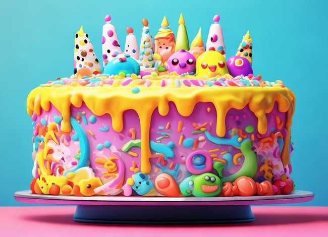 儿童蛋糕简笔画 - 儿童蛋糕简笔画涂色大全