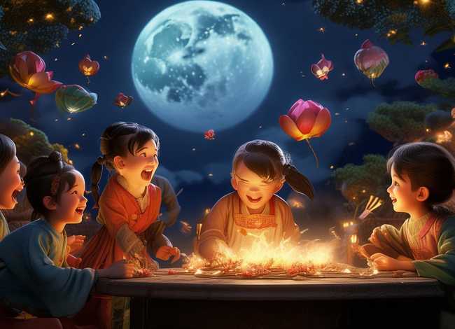 中秋节的儿童古诗 中秋节少儿古诗