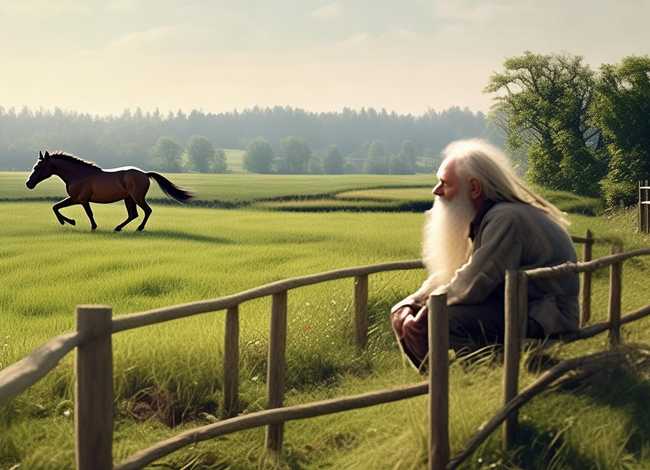 塞翁失马的故事原文翻译；塞翁失马的故事原文翻译简易