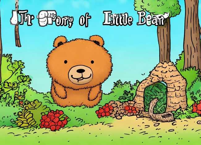 小熊的故事儿童绘画（小熊的故事简笔画）