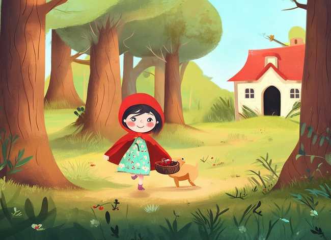 儿童版小红帽的故事，少儿故事小红帽的故事