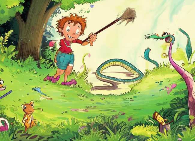 画蛇添足英语故事儿童版 画蛇添足英语故事简写