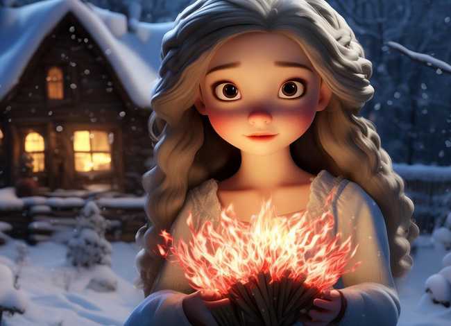 儿童故事白雪公主卖火柴，白雪公主卖火柴的小女孩作者