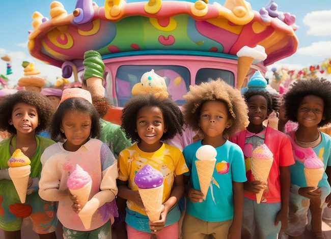 一百个冰淇淋儿童故事 - 100个冰淇淋的故事