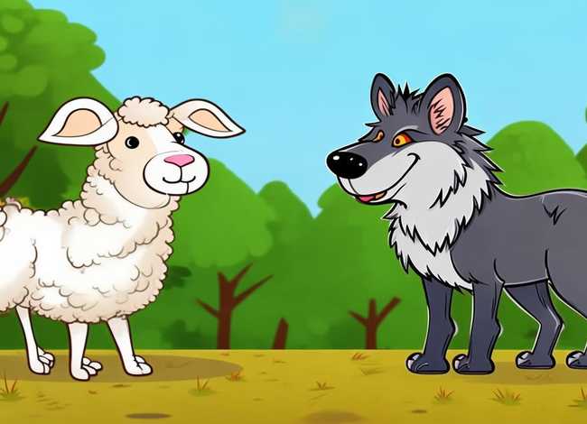 儿童故事大全狼和小羊人教版 幼儿故事狼和小羊文字版视频