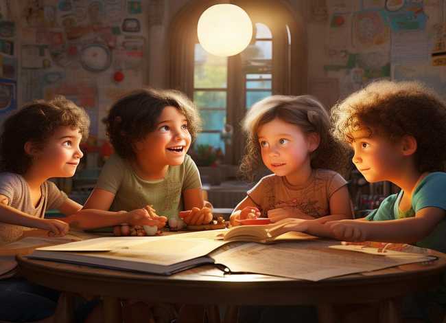 儿童故事简短小故事四人（四人小故事简短十句话）