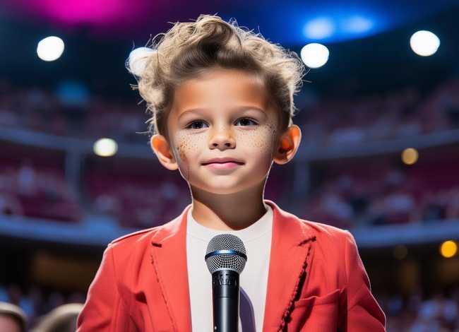 演讲儿童（演讲儿童大气妆效）