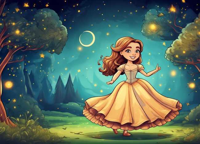 灰姑娘儿童画背景、灰姑娘儿童画背景图