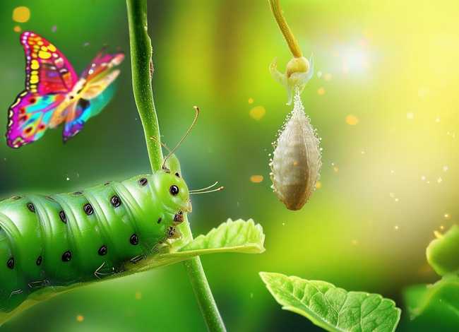 儿童故事毛毛虫变蝴蝶（幼儿故事毛毛虫变蝴蝶）