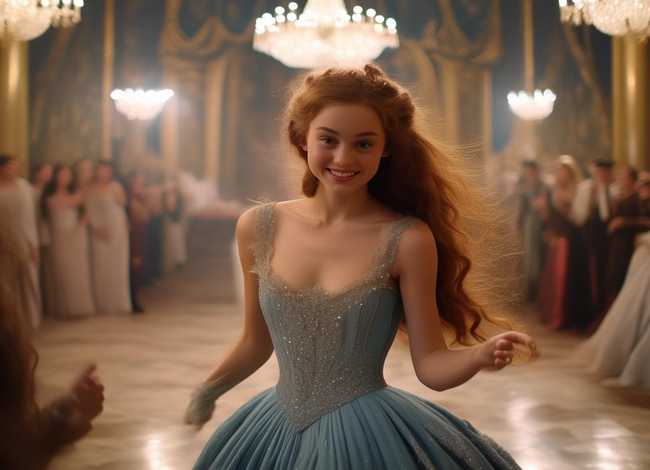 灰姑娘童话故事图片配图（灰姑娘童话图片大全）