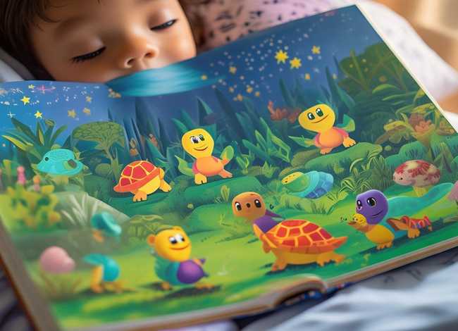 乌龟的故事书睡前儿童0-3岁，30小乌龟的故事睡前故事个字