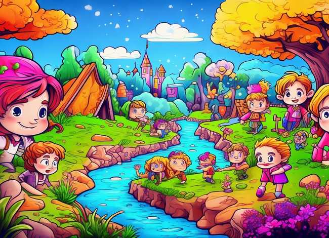 少儿故事连环画（少儿故事连环画图片）